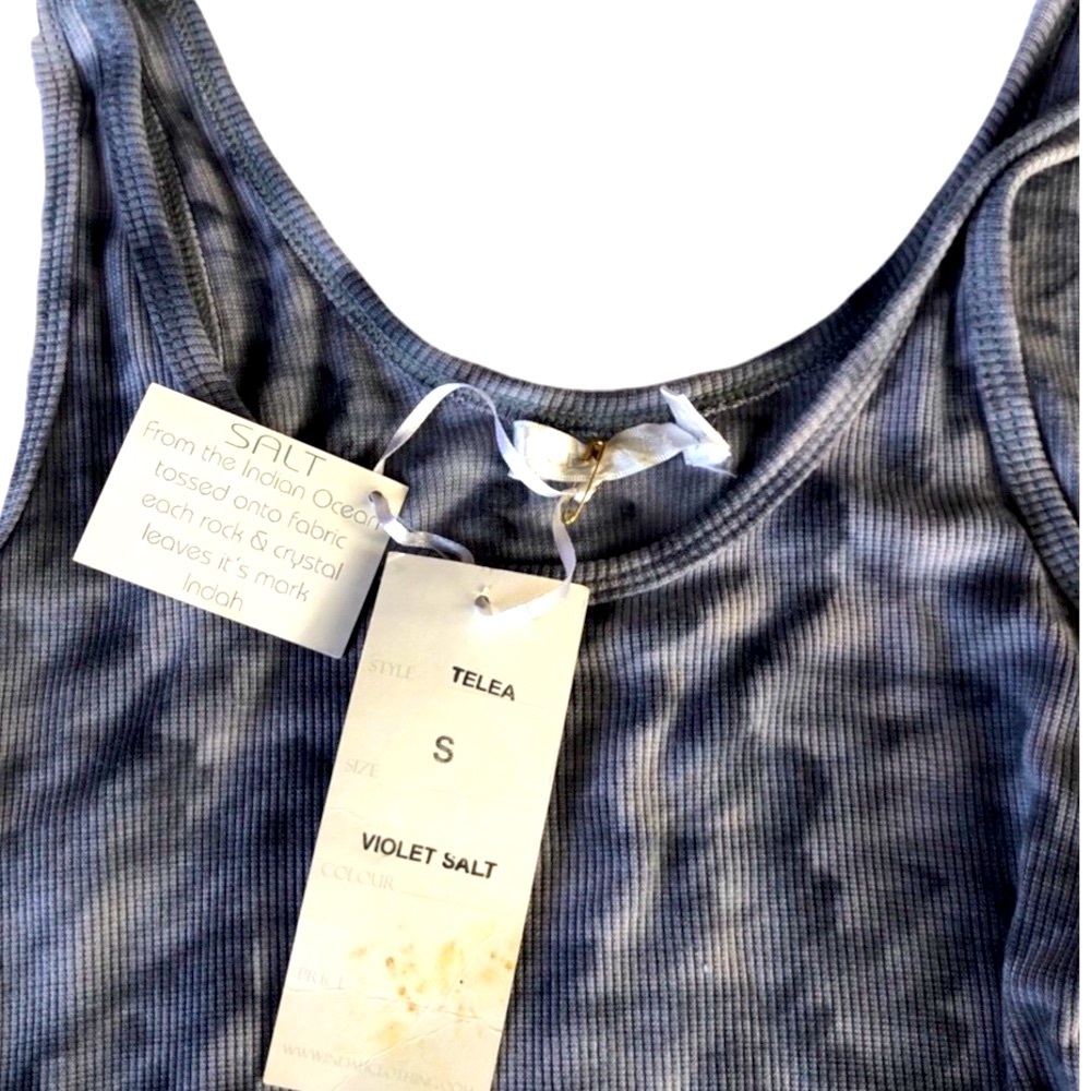 Indah Gray Tie-dye Tank Dress - Picture 2 of 10